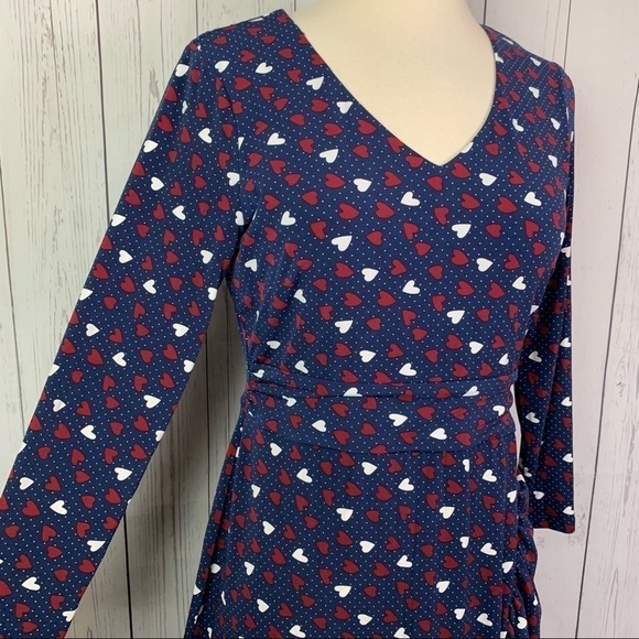 Talbots | hearts ruffle Valentine dress - Picture 1 of 12